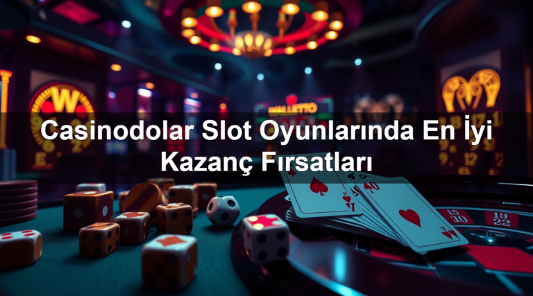 Casinodolar Slot Oyunlarında En İyi Kazanç Fırsatları